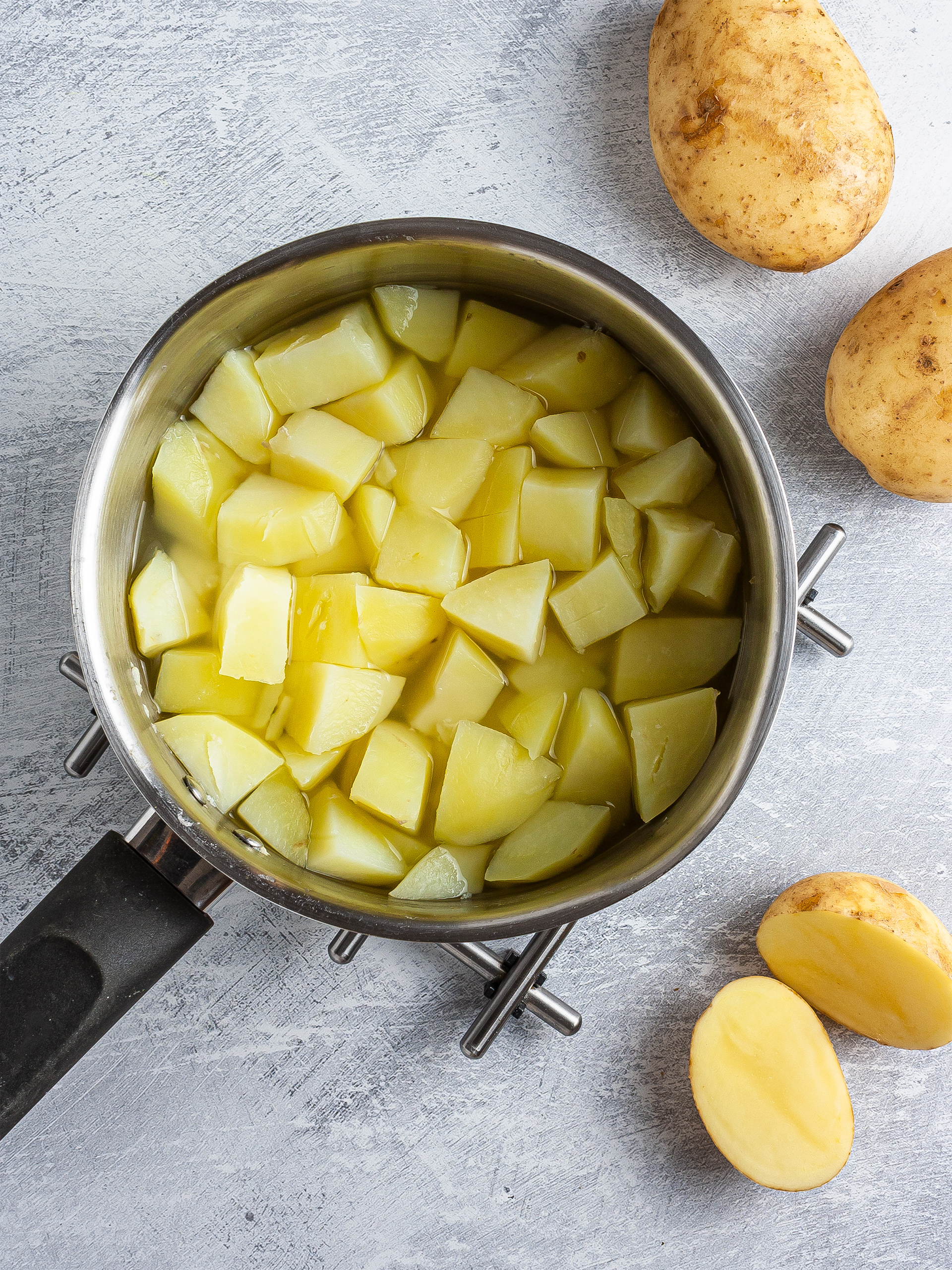 Boiled potatoes