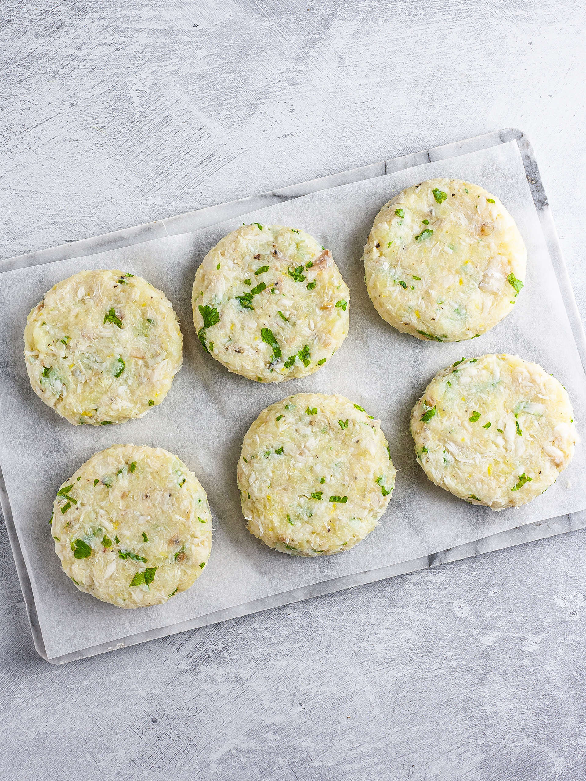 Shaped fish cakes