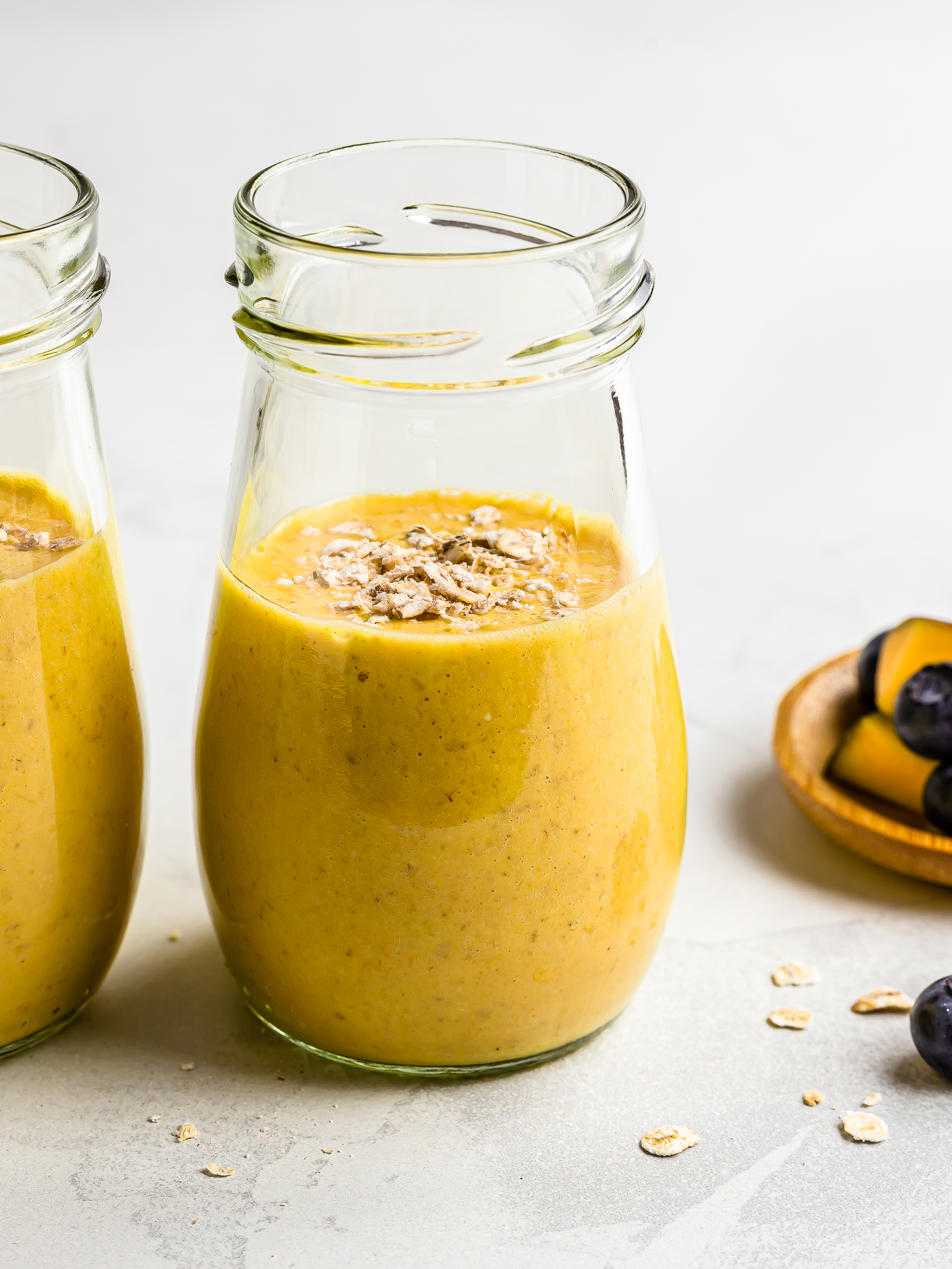 Mango Oat Smoothie (Vegan, High-Protein)