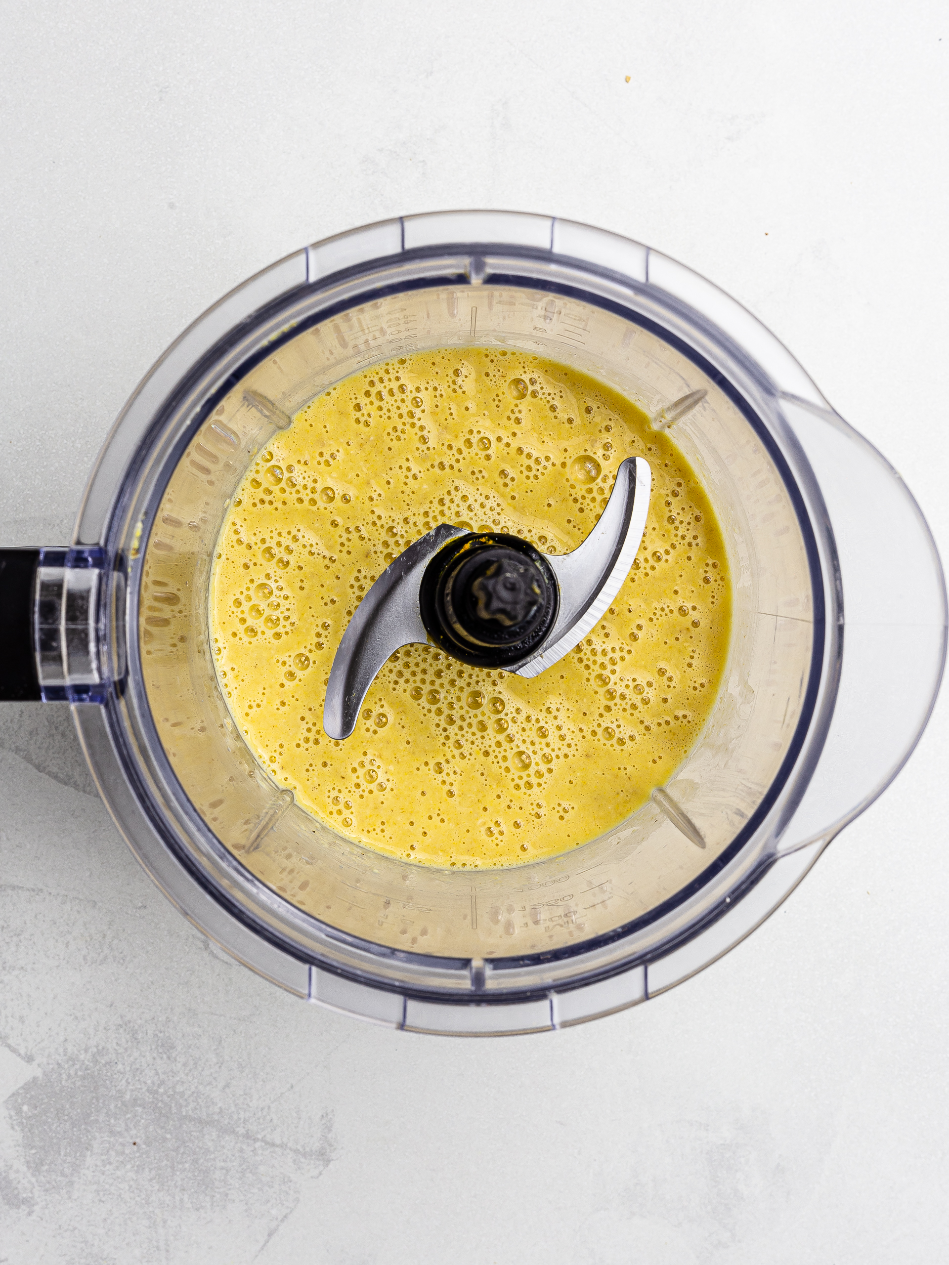 blended mango oat smoothie