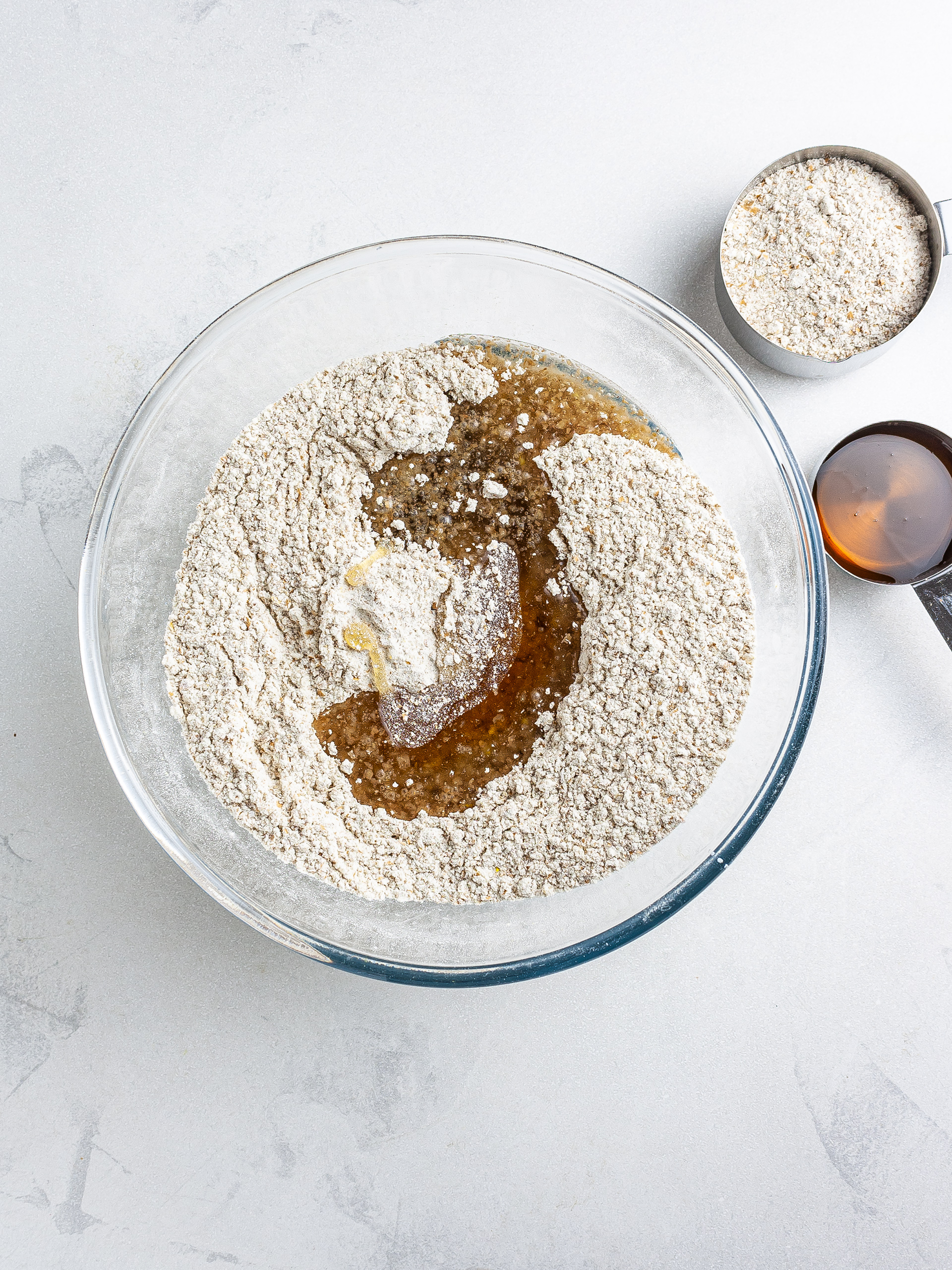 Pie dough with wholemeal flour