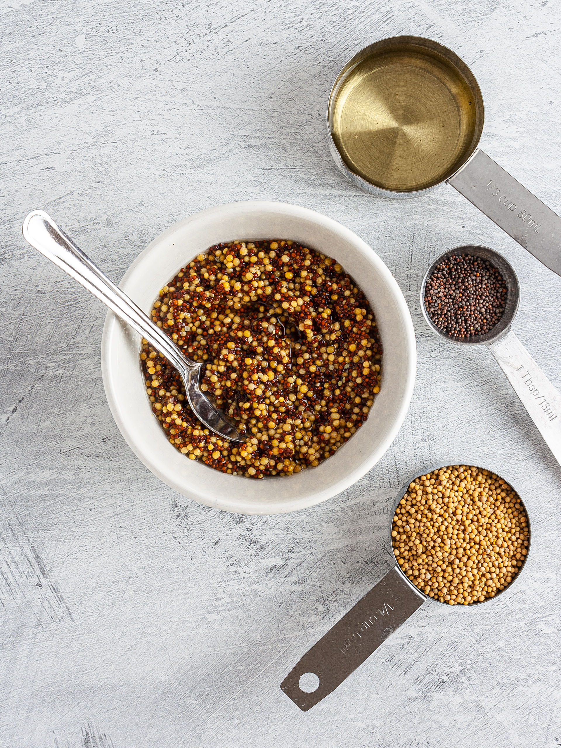 Soaked mustard seeds