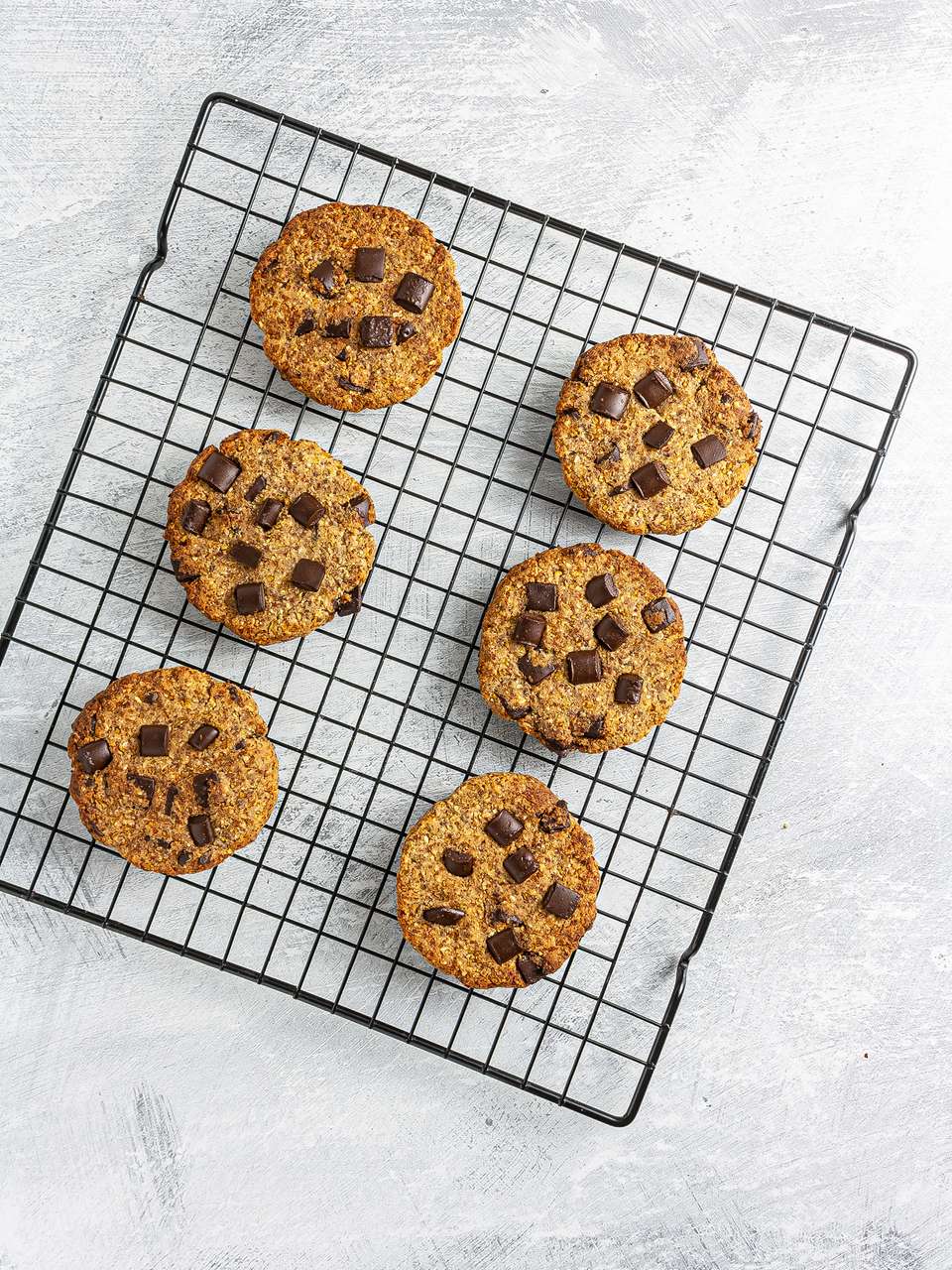 {Vegan, GF, Keto} Chocolate Chip Cauliflower Cookies Foodaciously