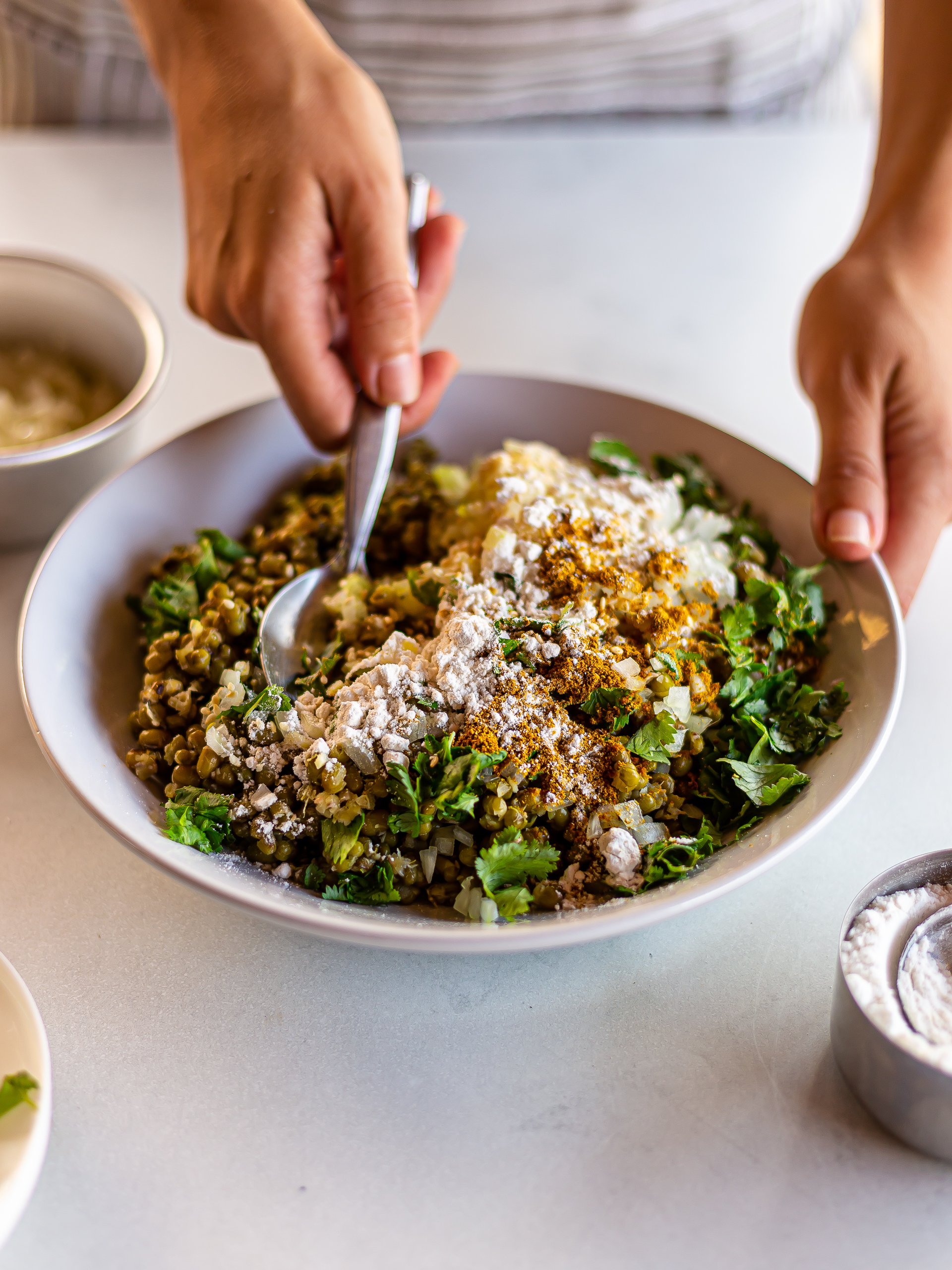 mung bean falafel ingredients