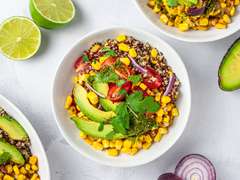 Fresh Cilantro Lime Corn Salad Recipe | Foodaciously