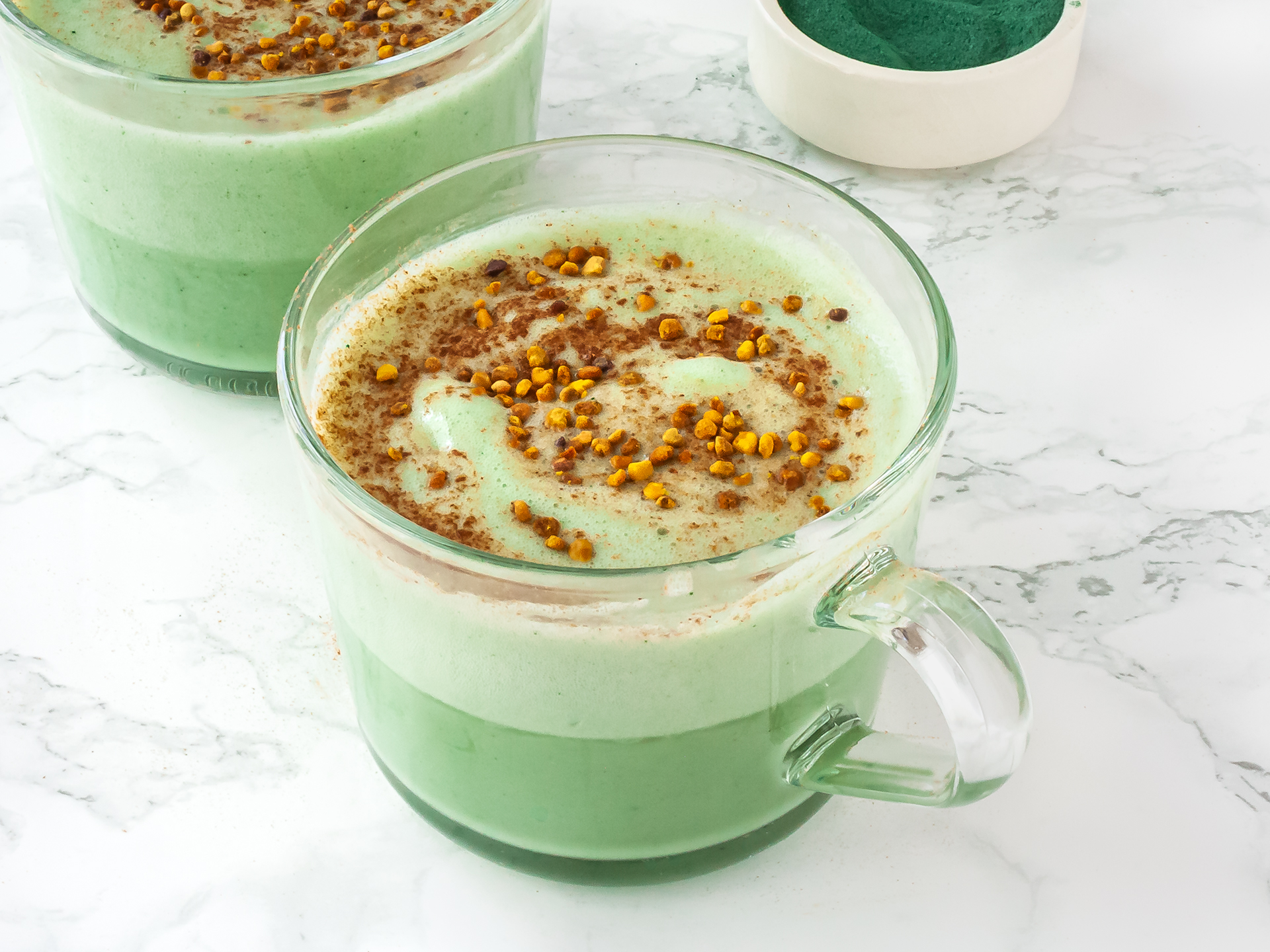 Vegan Superfood Spirulina Latte Recipe