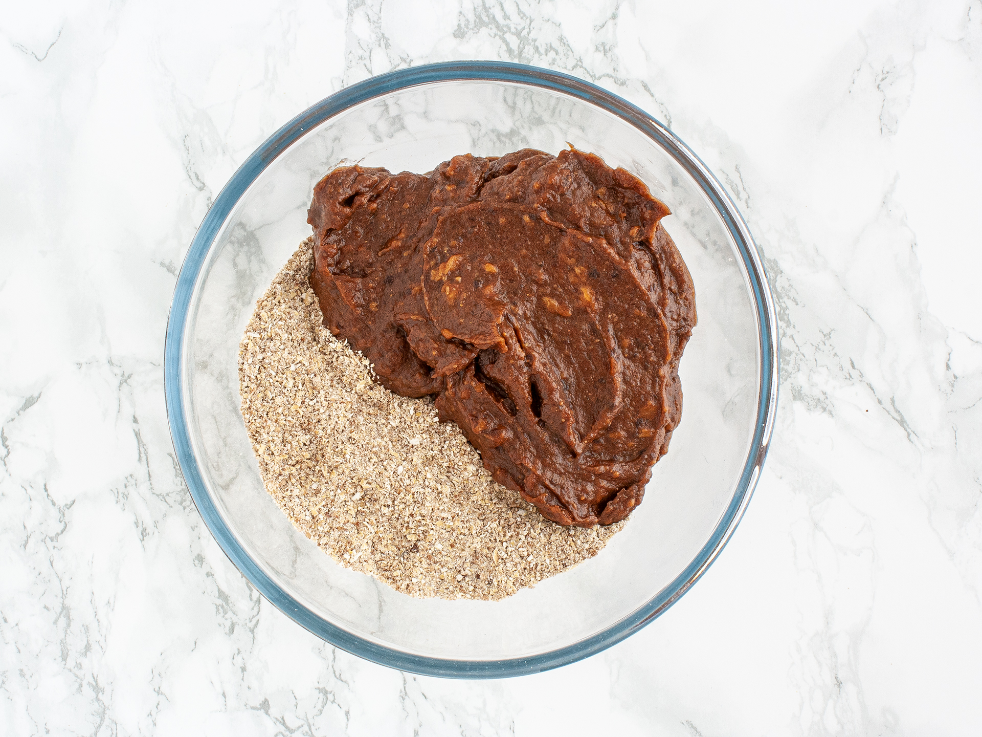 date paste with oat flour