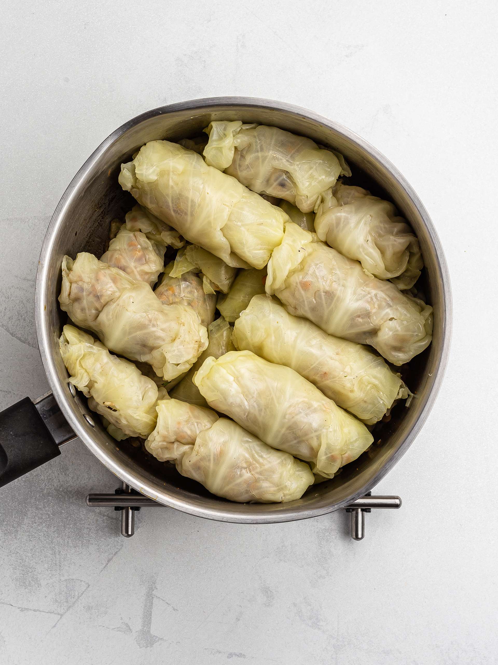 cabbage rolls in a pot