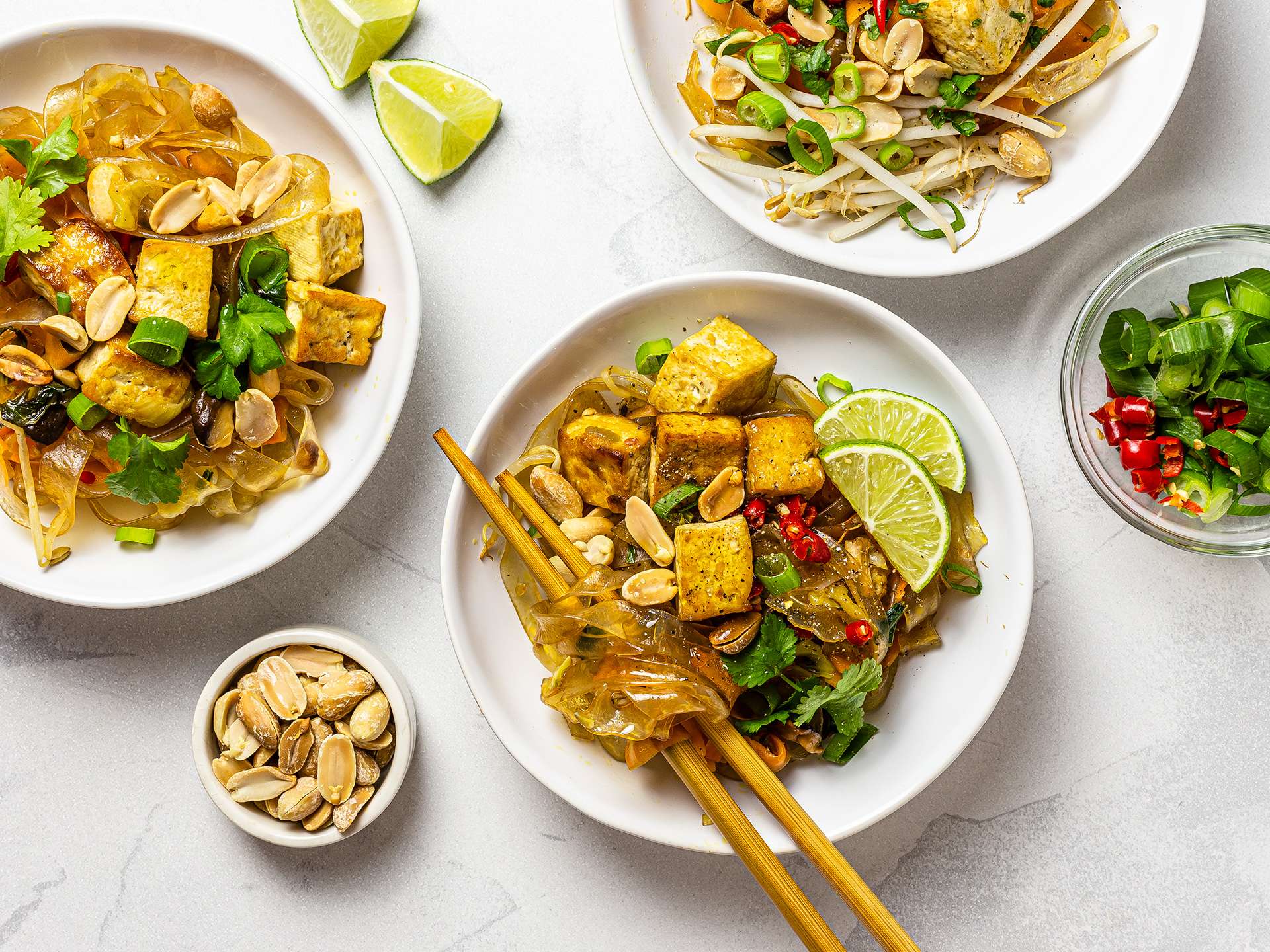 Vegan Glass Noodle Pad Thai Recipe