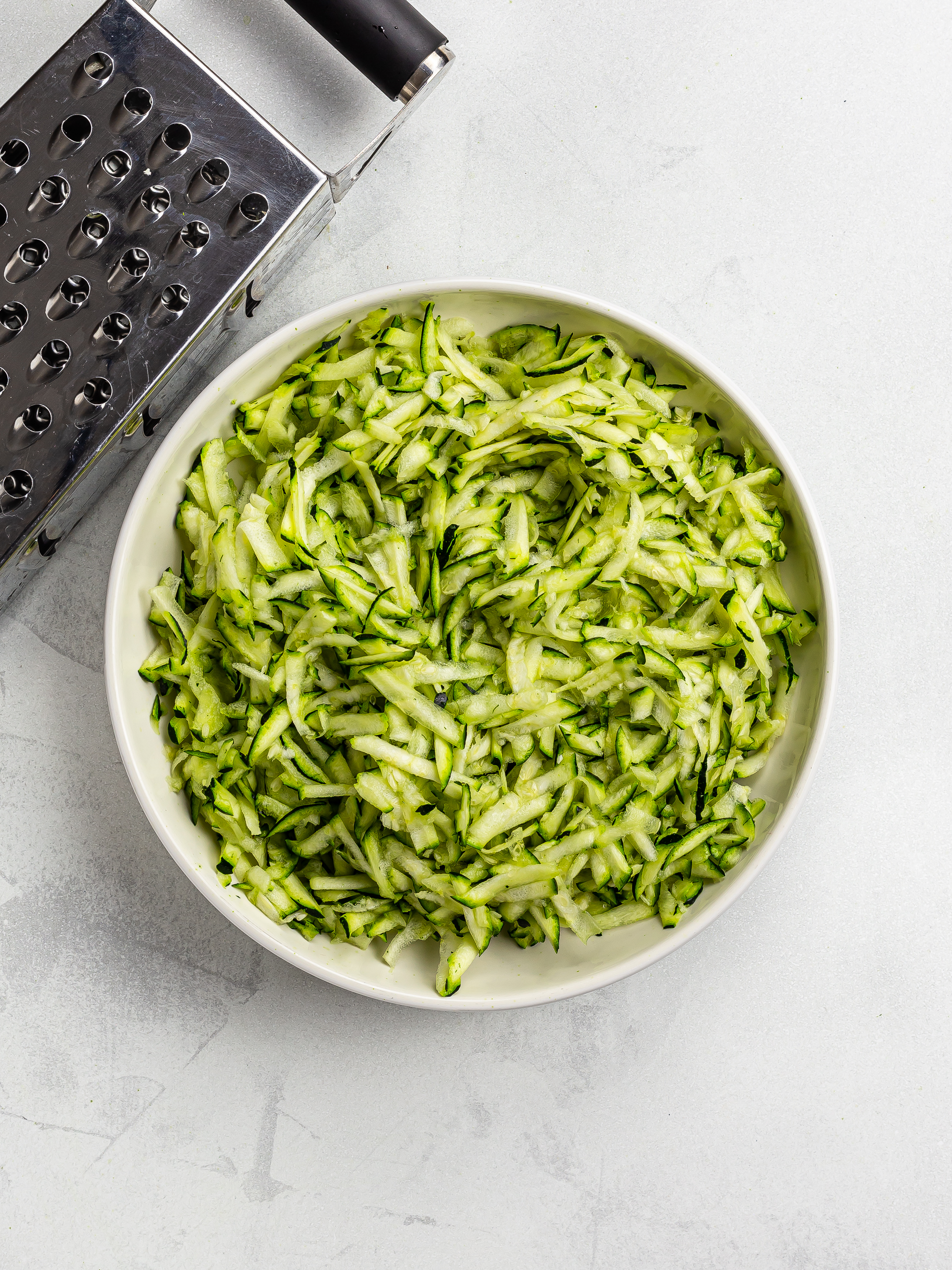 grated zucchini