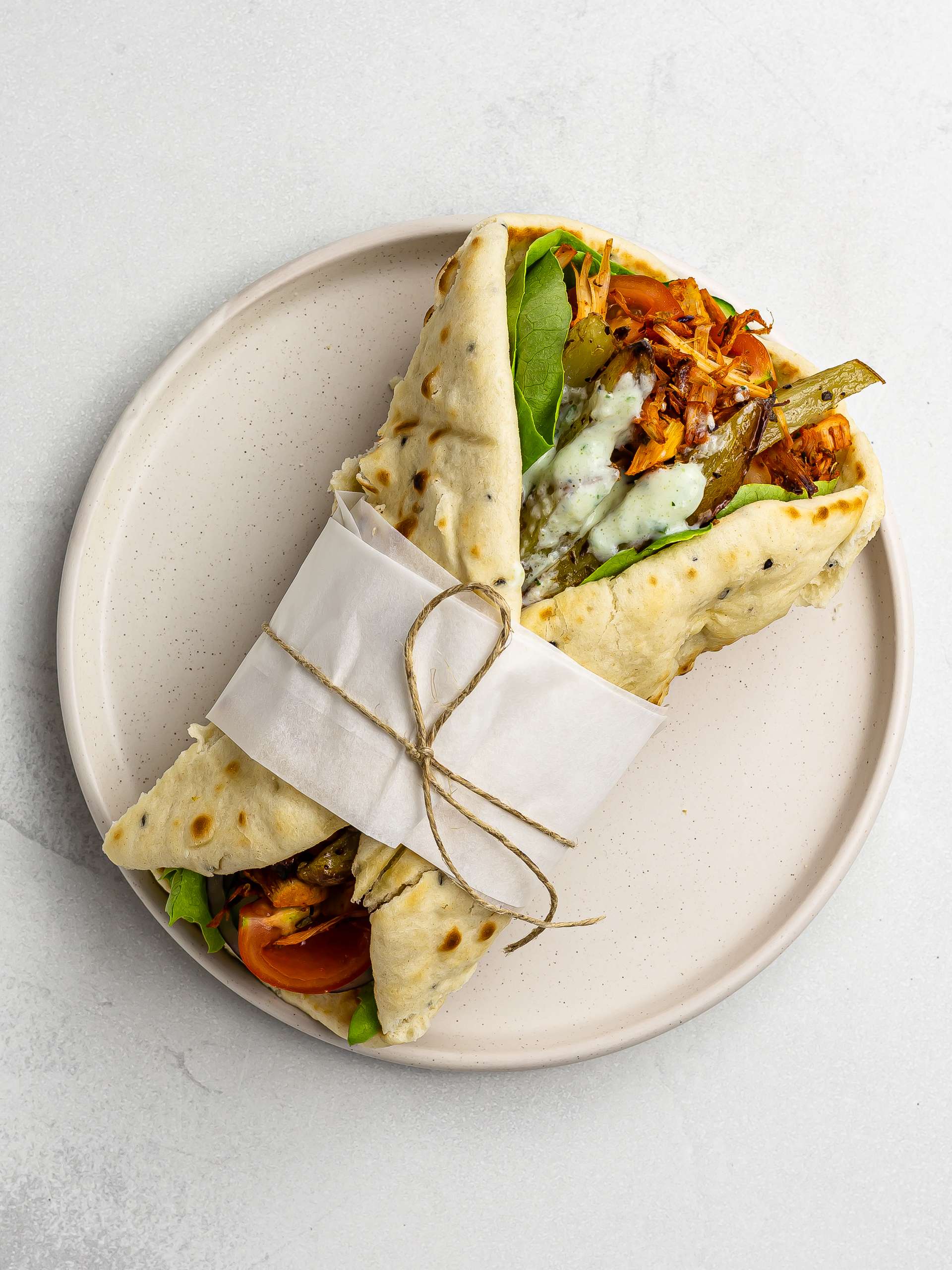 Vegan Jackfruit Gyros Foodaciously