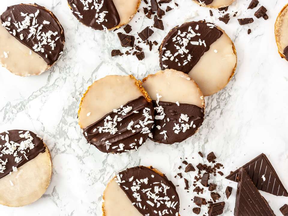 Vegan Black and White Cookies Recipe | Foodaciously