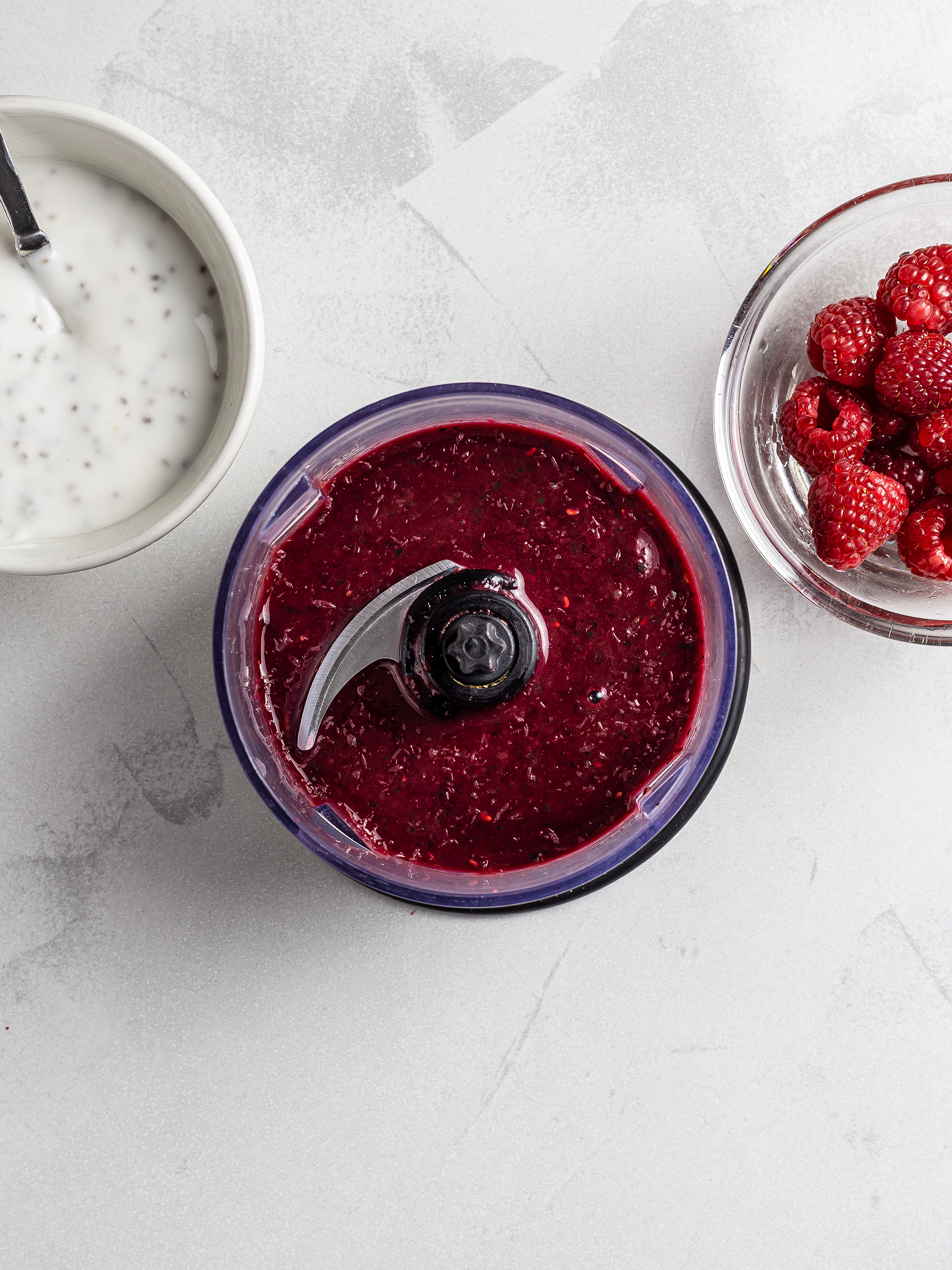 Beet greens juice with raspberries