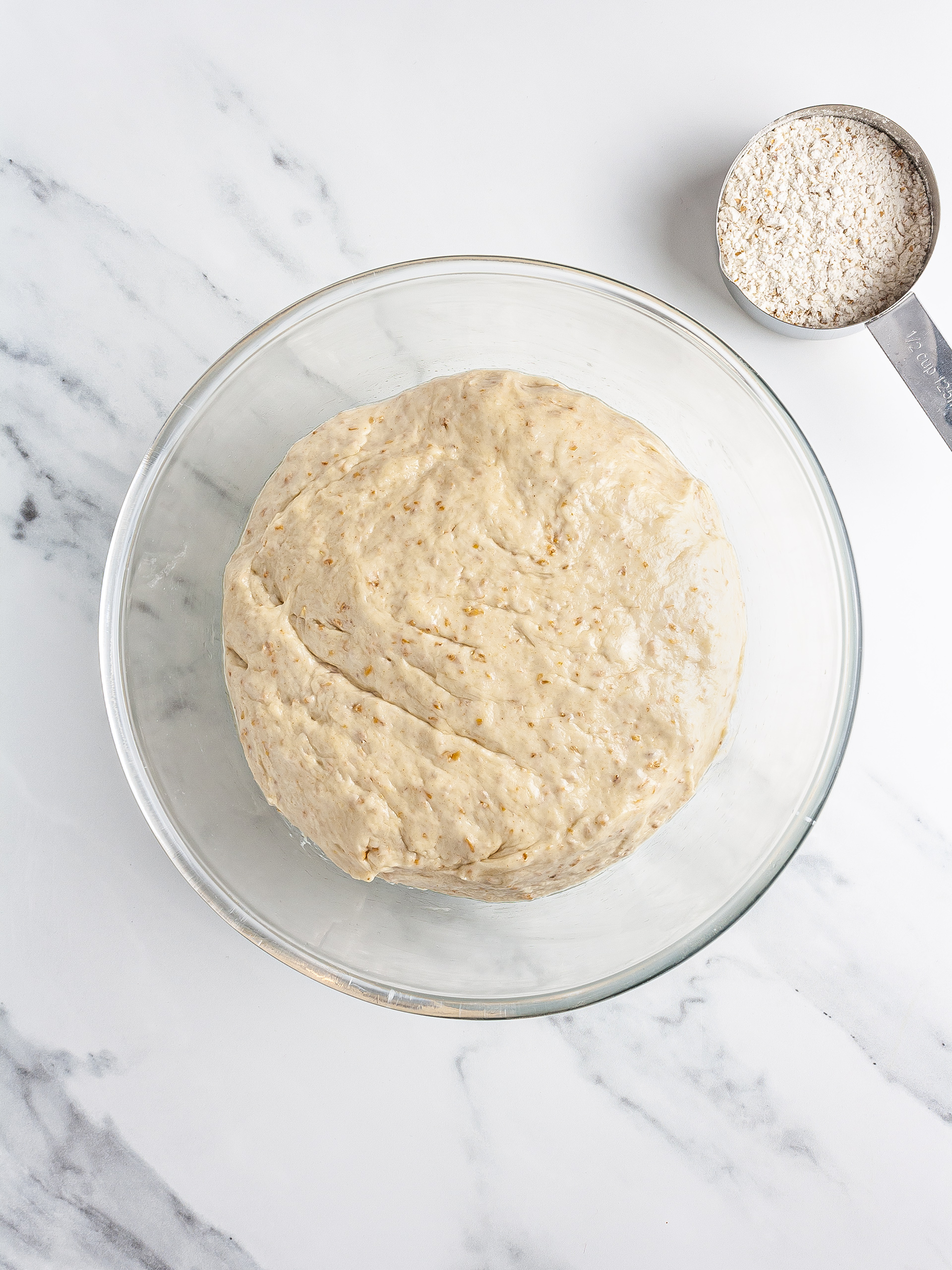 Sourdough croissant dough