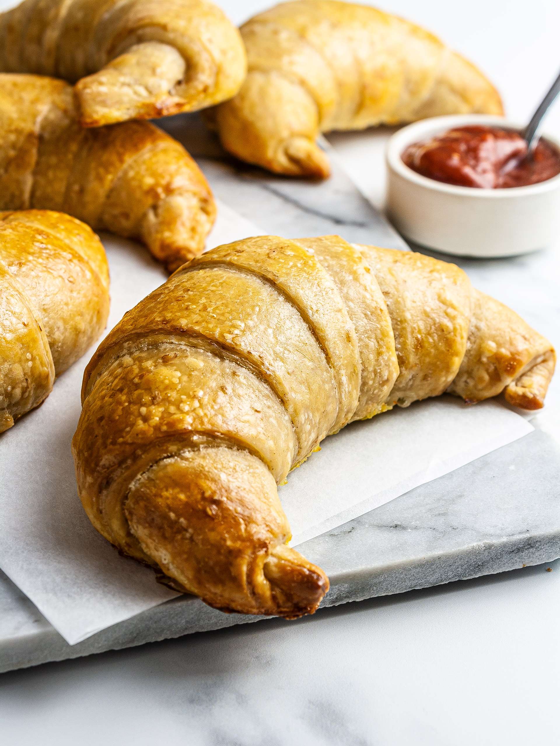 {Vegan, Low-Fat} Sourdough Croissant Recipe