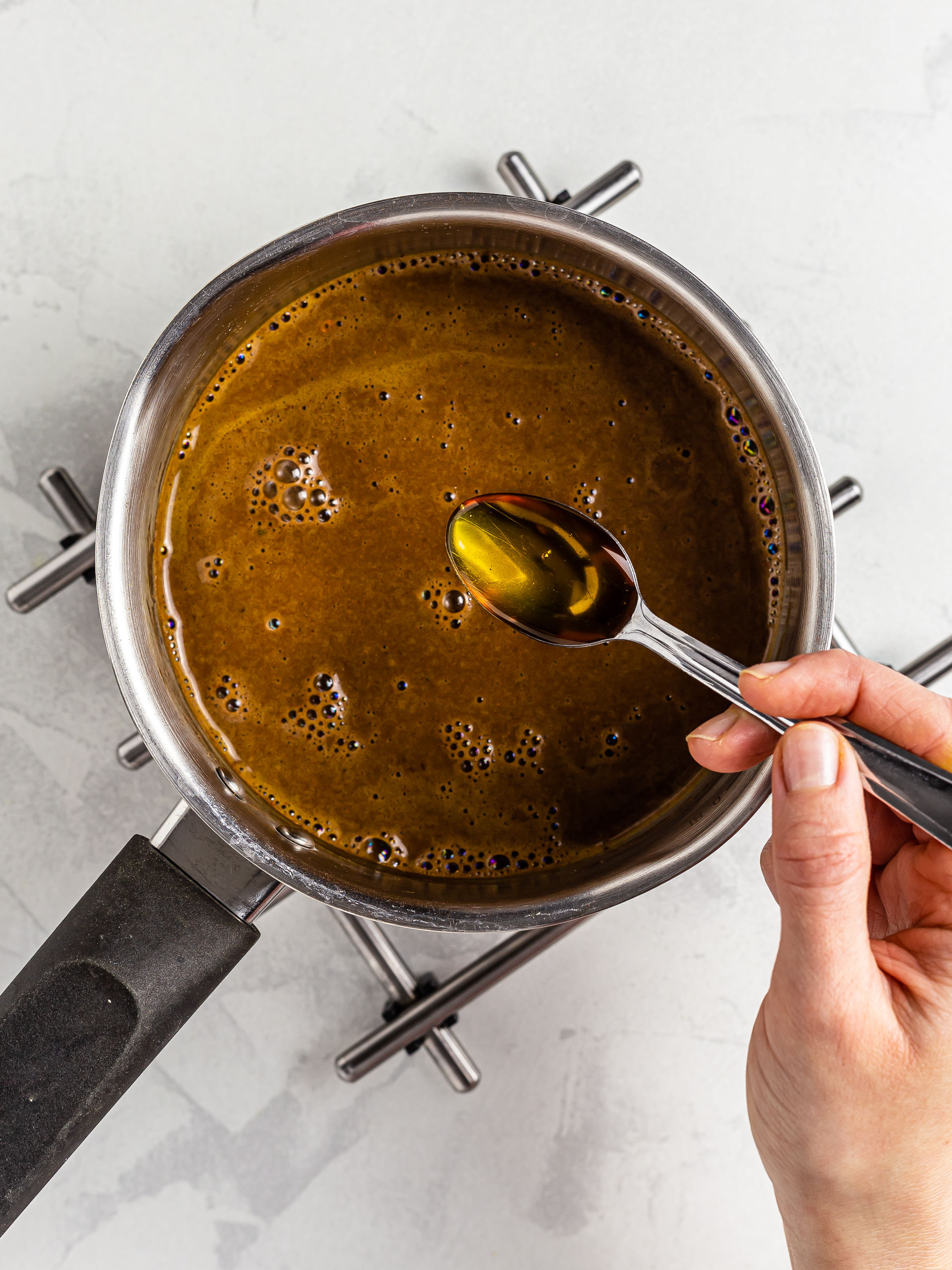 turmeric hot chocolate with maple