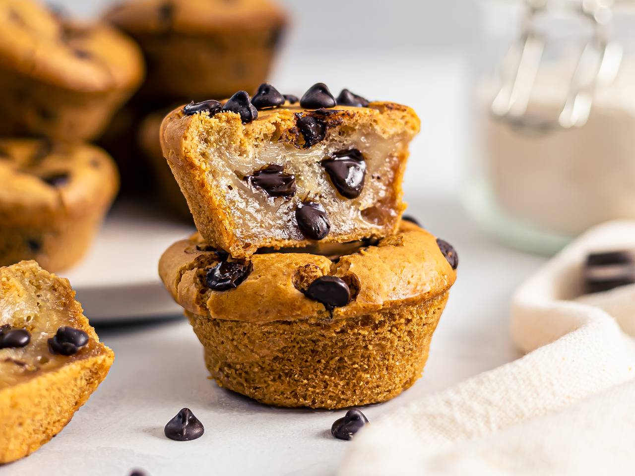 Vegan Mochi Muffins with Chocolate Chips Foodaciously