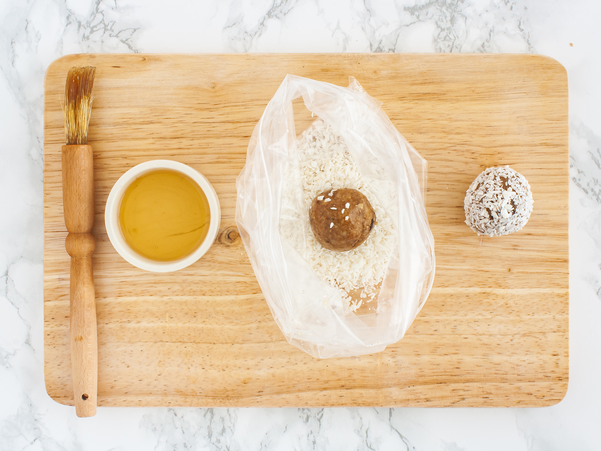 Step 3.2 of Chocolate and Coconut Cashew Truffles Recipe