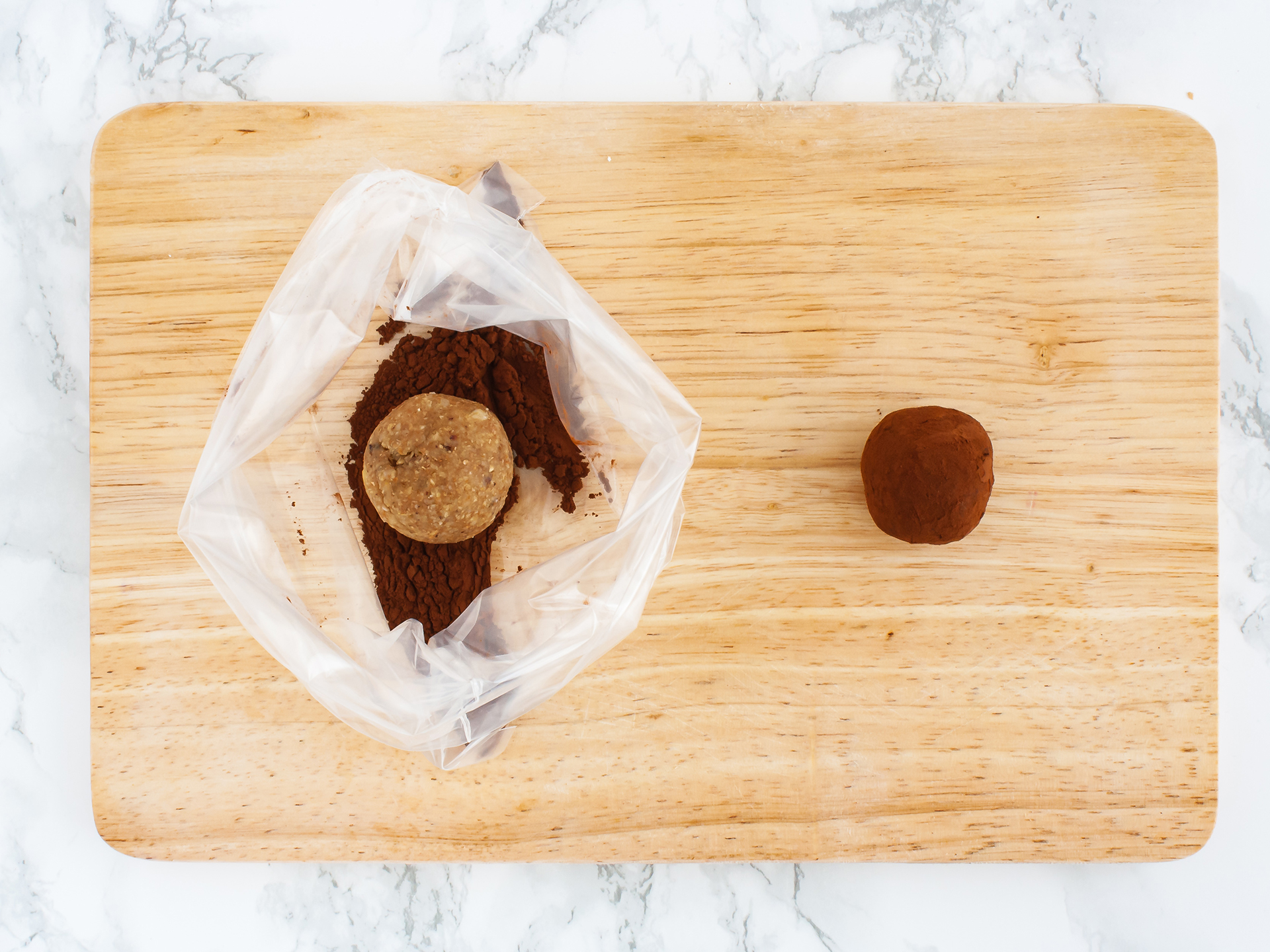 Step 3.1 of Chocolate and Coconut Cashew Truffles Recipe