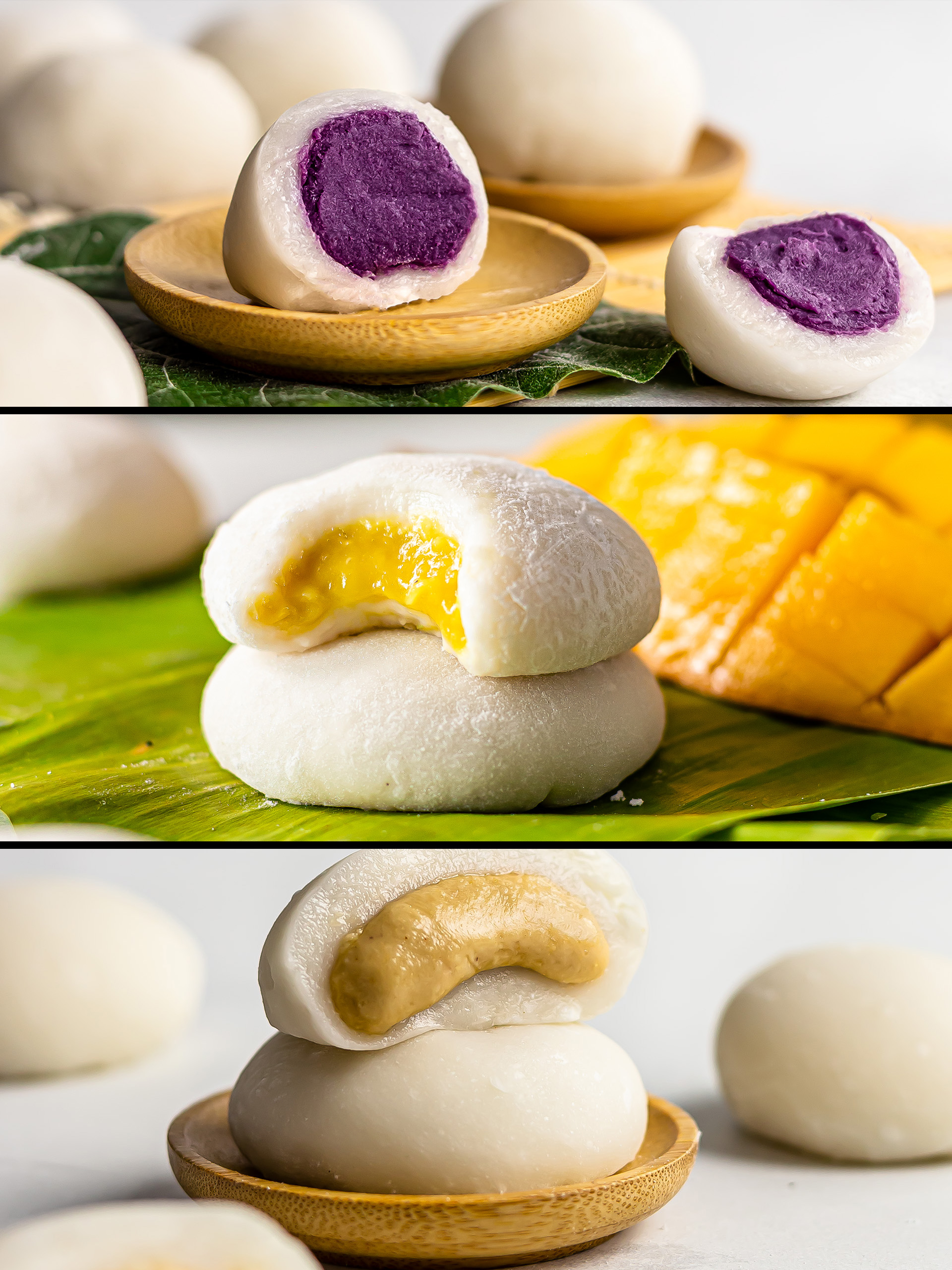 Easy Japanese Mochi Balls with 4 Filling Ideas
